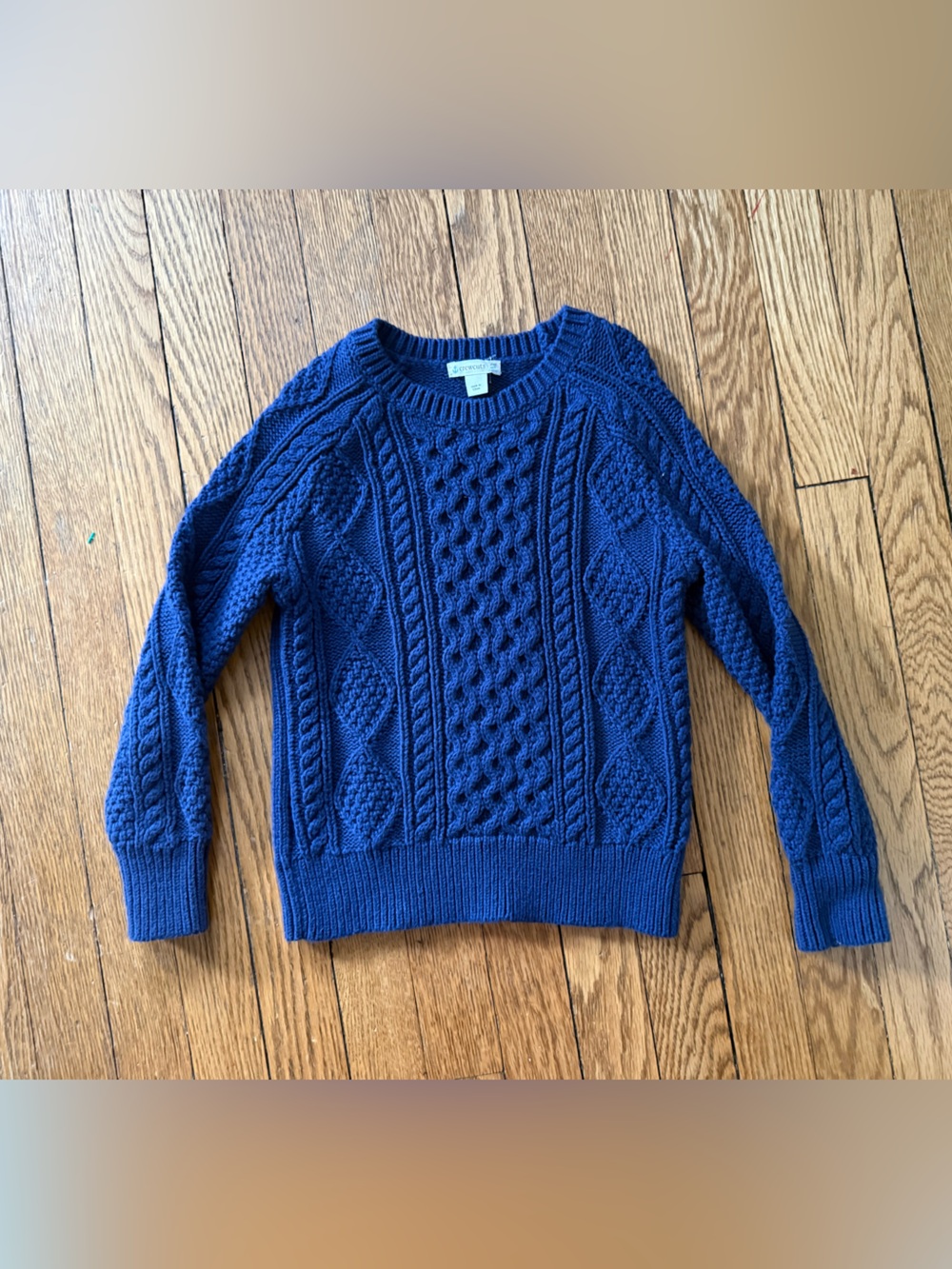 Crewcuts Cable Knit Crewneck Sweater - Size XS (4 / 5)